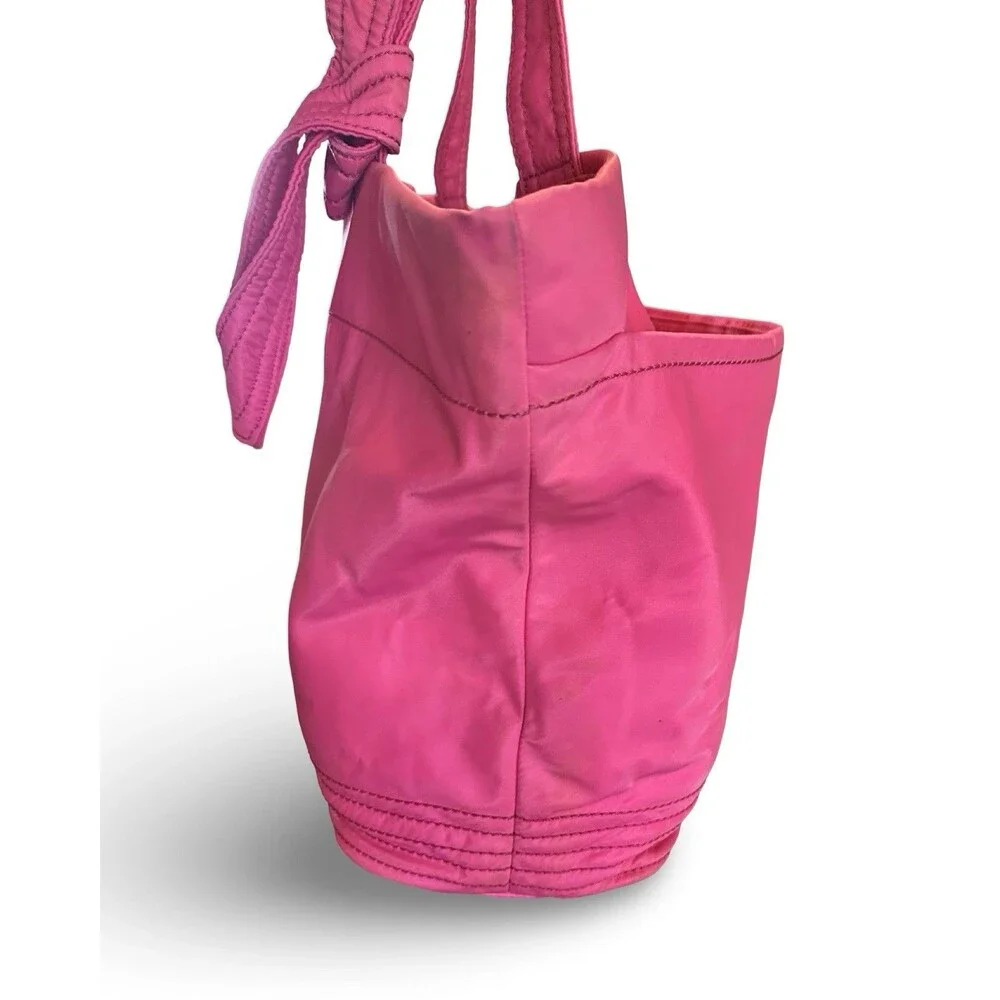 Kate Spade Tote Nylon Handbag Shoulder Purse Pink